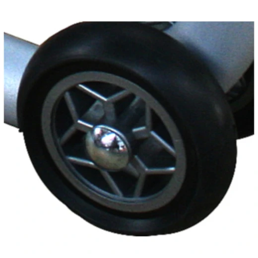 Ersatzrad-Ständer mit Kunststoff- und Gummirad für Bikelift Montageständer