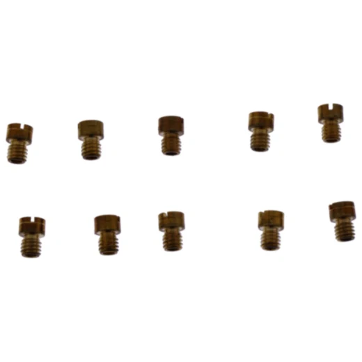 Hauptdüsenset M4 80 - 98 Naraku Inhalt 10 Stück passend für: Baotian BT49QT - 7A1, BT49QT - 12A1, BT49QT - 12C1