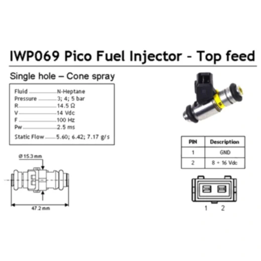 Einspritzventil passend für: Ducati 749, 999