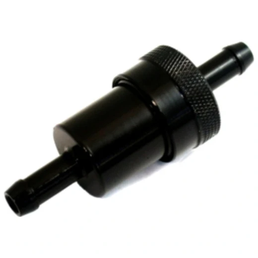 Kraftstofffilter Aluminium schwarz für Motorräder