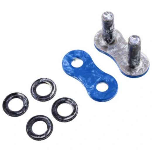 RK XSO Massivnietschloss für Motorräder blau 520