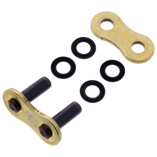 Hohlnietschloss für Motorräder Gold 520XRU