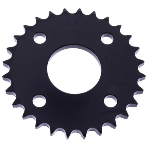 Kettenrad 28Z Teilung 428 schwarz Innendurchmesser 044 Lochkrei