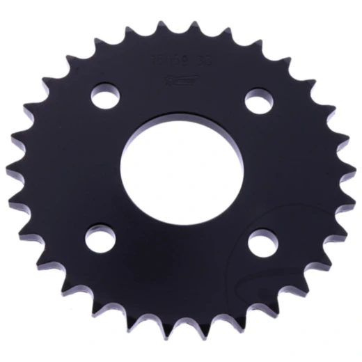 Kettenrad 30Z Teilung 428 schwarz Innendurchmesser 044 Lochkrei