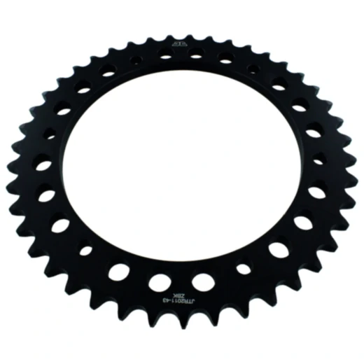 Kettenrad 43Z Teilung 530 schwarz Alternative: 7270168 passend für: Triumph Speed Triple, Sprint, Daytona