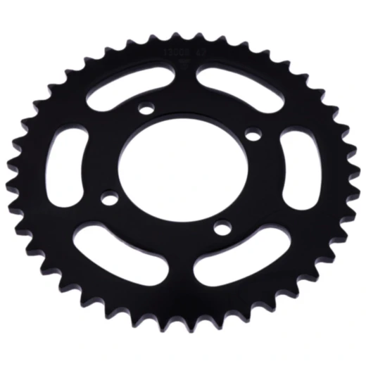 Kettenrad 42Z Teilung 420 schwarz Innendurchmesser 064 Lochkreis 080 passend für: Yamaha PW, TT - R, LB - 2M