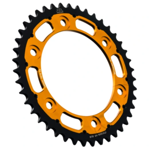 Kettenrad Twinstar 43Z Teilung 520 gold JT Alternative: 7580647 passend für: Honda CBR, VTR