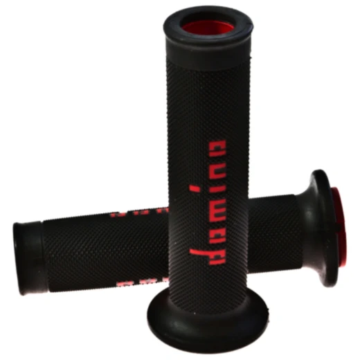 Griffgummi A010 schwarz/rot Domino D.22/26mm offen