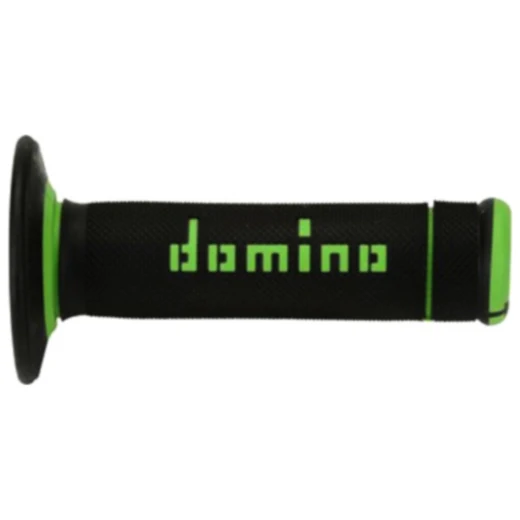 Domino Offroad Griffgummi 22/26 mm schwarz/grün geschlossenen_0