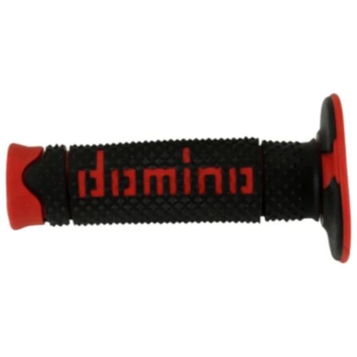 Domino Griffgummi Offroad schwarz/rot D.22/26mm_0
