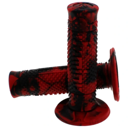 Domino Offroad Snake Griffgummi rot/schwarz 22/26mm