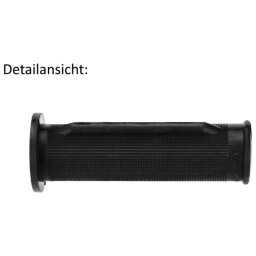 Griffgummi Daytona Schwarz Domino 22/26 mm geschlossen_0