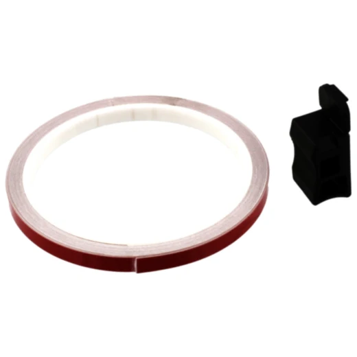 Felgenrandaufkleber mit Applikator für Motorräder - Rot