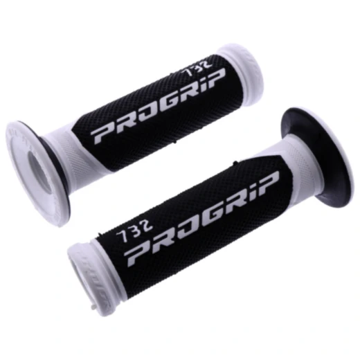ProGrip Griffgummi für Motorräder schwarz/weiß D.22/25 mm