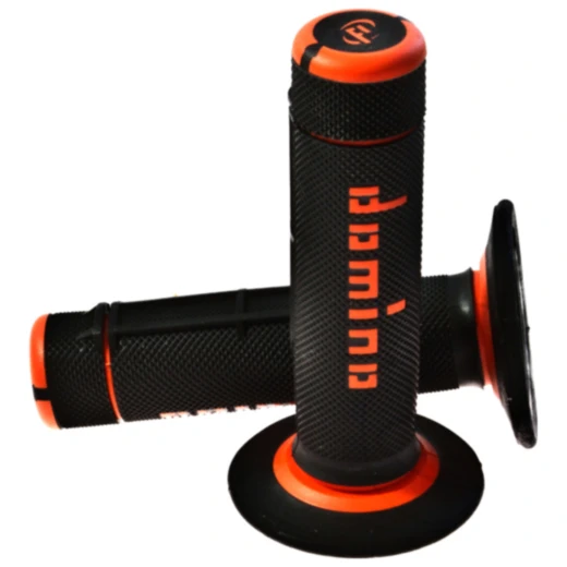 Domino Griffgummi schwarz/orange 22/26 mm geschlossen