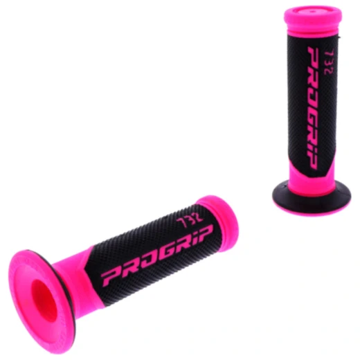Griffgummi Schwarz/Rosa 125mm D.22/25 mm geschlossen