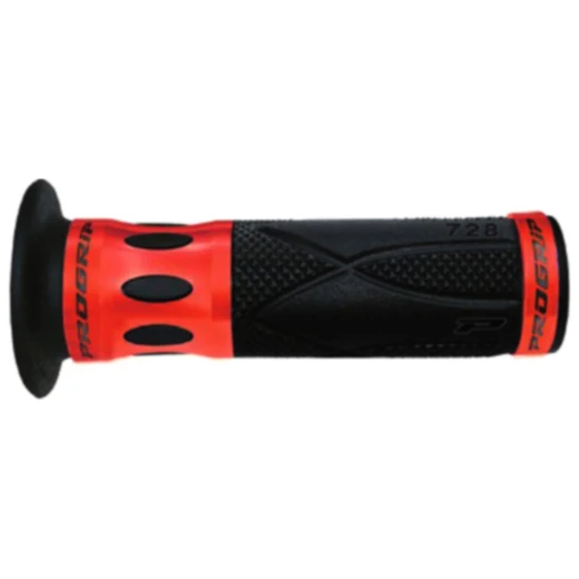 ProGrip Griffgummi 728 schwarz/rot 22/25 mm für Scooter_0