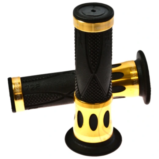 ProGrip Griffgummi 728 schwarz/gold für Scooter 22/25 mm
