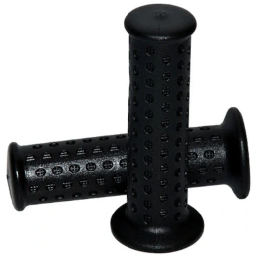 Griffgummi TYPHOON schwarz Domino Durchmesser 22 / 26 mm geschlossen. passend für: Piaggio Zip, Fly, Skipper