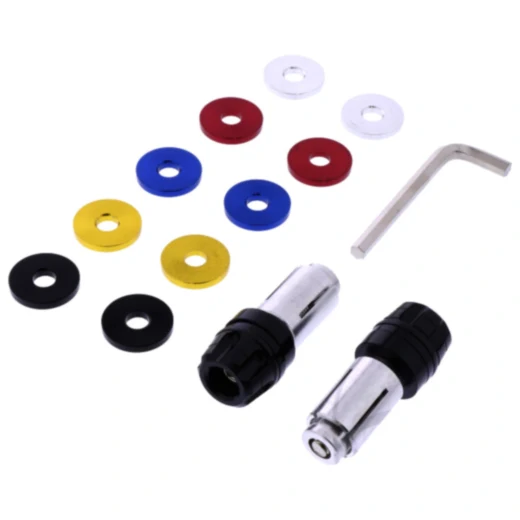 JMP Aluminium Lenkerenden 17/13 mm für Motorräder