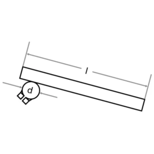 Lenker Stahl schwarz 22mm Fehling Stummel D37 für Motorräder