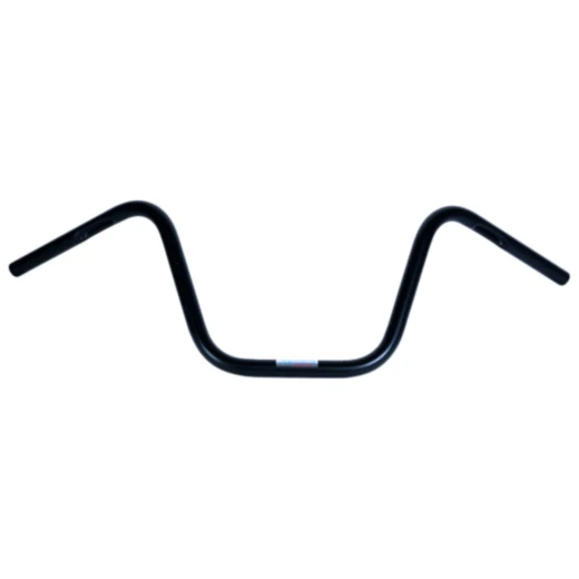 Fehling Chopper Lenker Stahl schwarz 1 Zoll mit Kabelkerbe