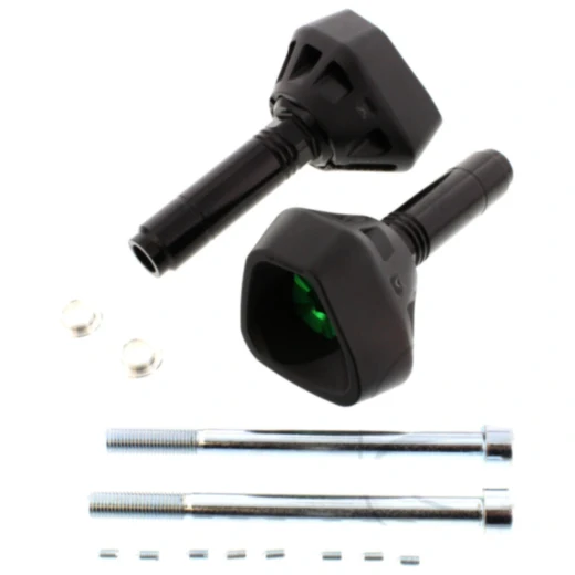 Anbausatz + Pad Evotech grün passend für: Kawasaki Z