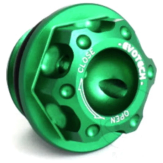 Öleinfüllschraube alu Evotech 20X2. 5 mm grün passend für: Honda CBR, CB, NC