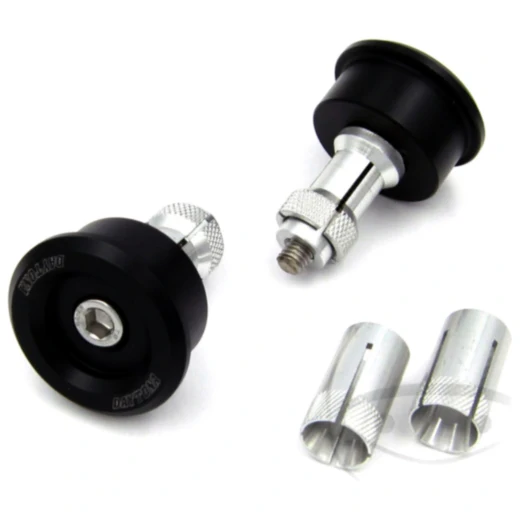 Lenkerenden Aluminium schwarz für universelle Anwendung