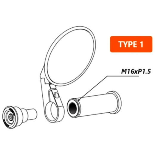 Lenkerenden Alu schwarz für Yamaha 1_1