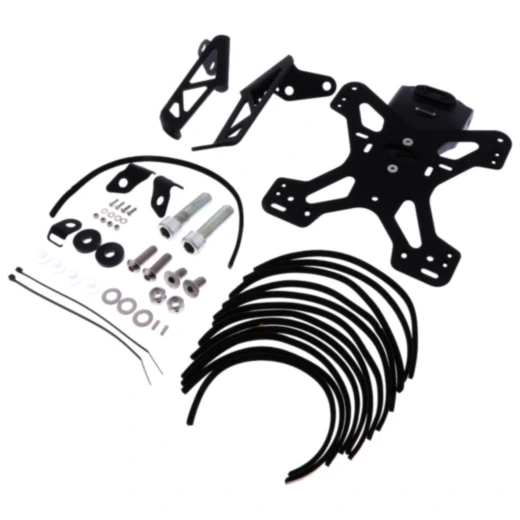 Nummernschildhalter Evotech schwarz passend für: MV Agusta Brutale