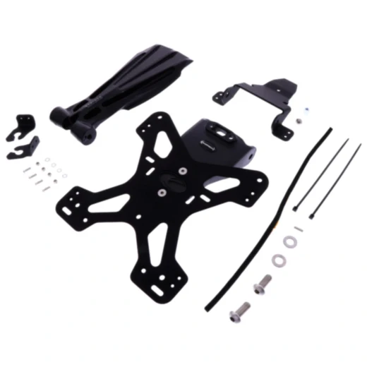 Nummernschildhalter Evotech schwarz für Motorräder