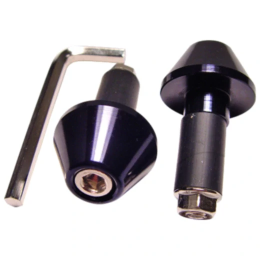 Lenkerenden Aluminium schwarz 13 mm JMP