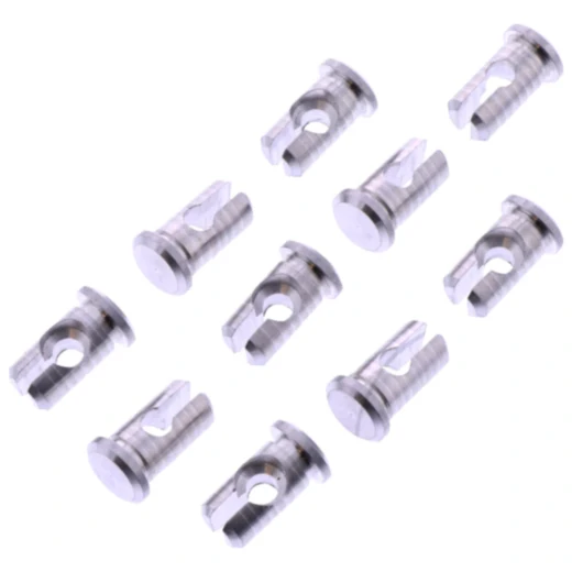 Aufnahme für Lötnippel JMP – 4 mm Bohrung, 16 mm Länge