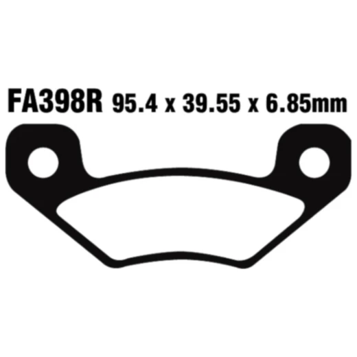 Bremsklotz Sinter R EBC passend für: CAN - AM DS