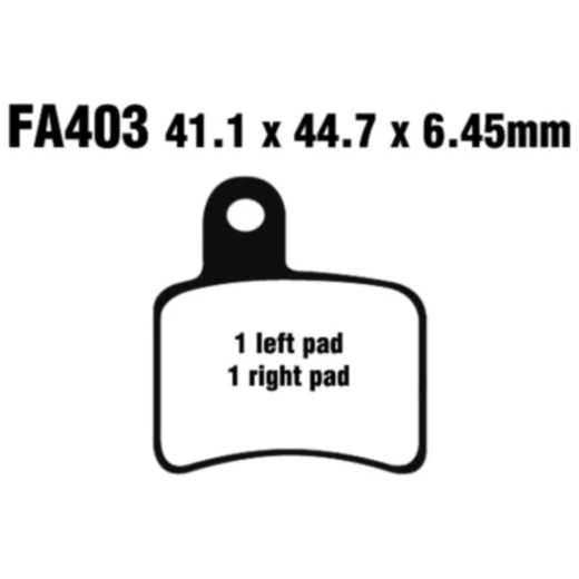 Bremsklotz Standard EBC passend für: Beta Evo, REV3, Minitrial