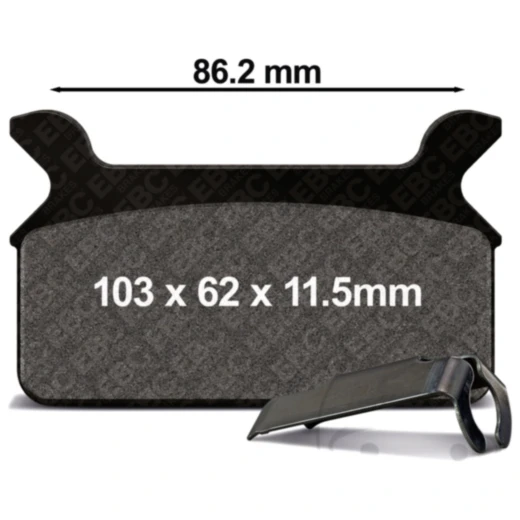 Bremsklotz Semi-Sinter V für Cruiser und Touring Bikes 7320069