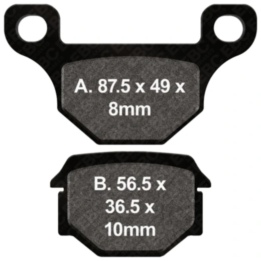Bremsklotz Standard Scooter EBC Alternative: 7870000 passend für: Rieju MRT, RS - 3, RS - 2