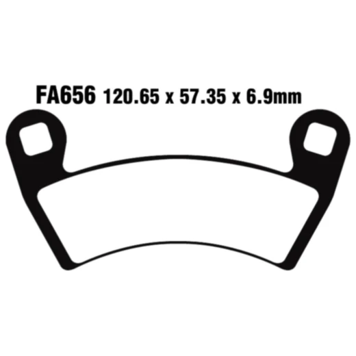 Bremsklotz Sinter R EBC passend für: Polaris Sportsman 7320105