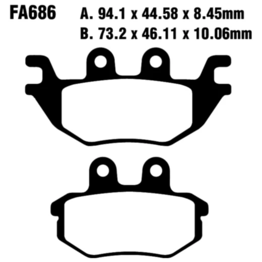 Bremsklötze Sinter für ATV und Off-Road
