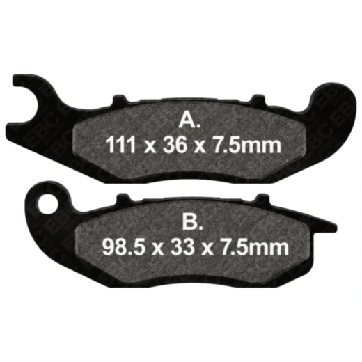 Bremsklotz Sinter MX - S EBC passend für: AJP PR3, PR4, PR5, Honda CRF, PCX, XL