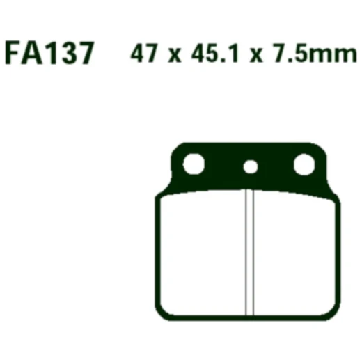 Bremsklotz Sinter R EBC Alternative: 7875065 passend für: Suzuki LT - Z, LT - R, LT
