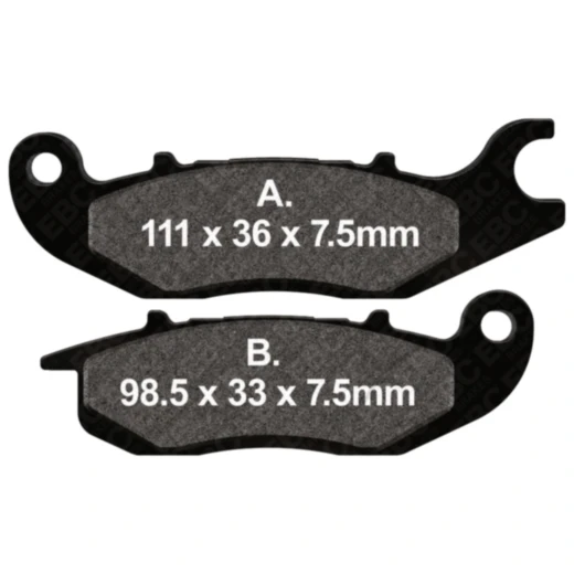 Bremsklotz Standard Scooter EBC Alternative: 7872118 passend für: Honda ANF, XL