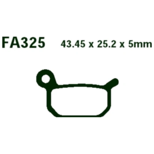 Bremsklotz Sinter R EBC Alternative: 7874233 passend für: KTM SX, SX - E5, Mini Adventure