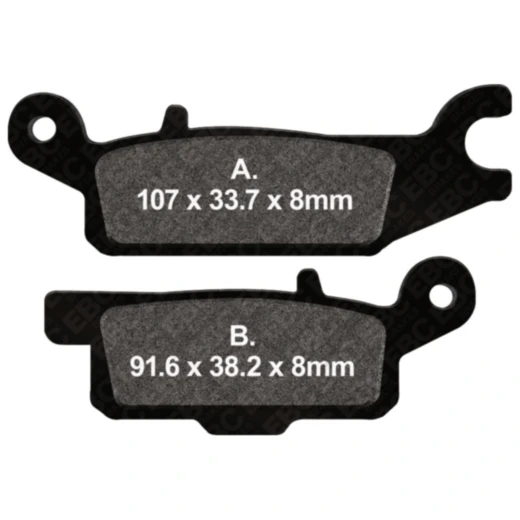 Bremsklotz Sinter R EBC Alternative: 7874878 passend für: Yamaha YFM