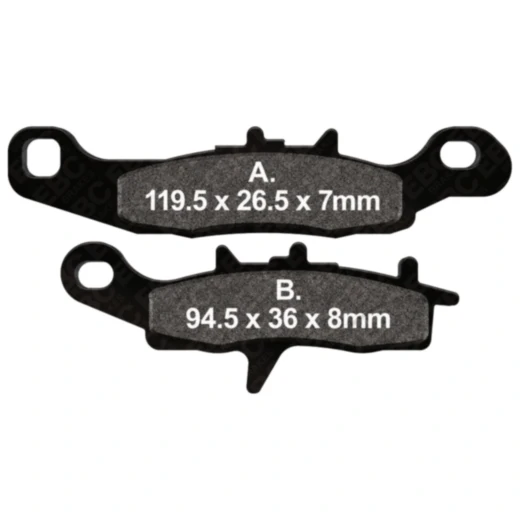 Bremsklotz Standard EBC Alternative: 7875438 passend für: Kawasaki KX, Suzuki RM