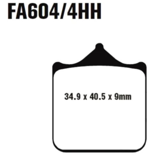 Bremsklotz Sinter GPFAX EBC Alternative: 7870298 passend für: Triumph Speed Triple, Street Scrambler, Street Twin