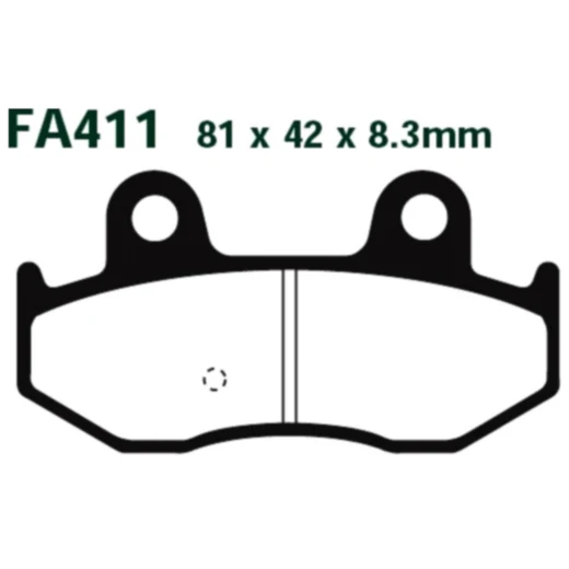 Bremsklotz Carbon Scooter EBC Alternative: 7871908 passend für: Suzuki AN