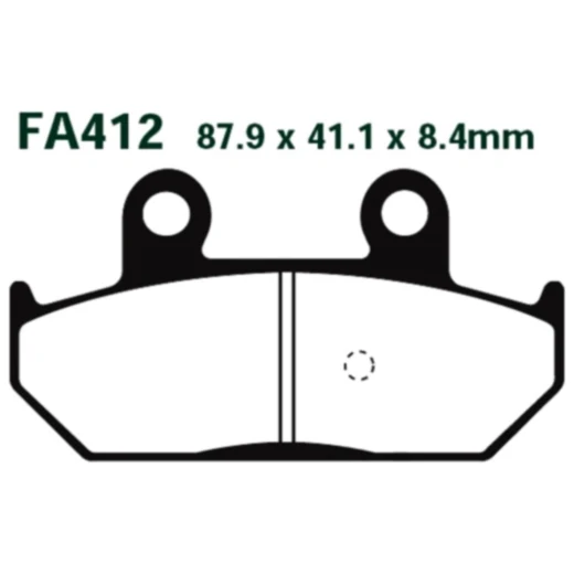 Bremsklotz Carbon Scooter EBC Alternative: 7872047 passend für: Suzuki AN