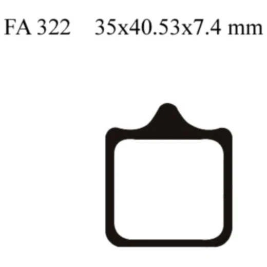 Bremsklotz Sinter HH EBC Alternative: 7873649/7370471 passend für: Benelli TNT, Tornado, Leoncino